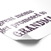 Große Mamas werden in Oma befördert Fotodruck (Ecke)