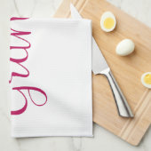 Große Mamas werden in Oma befördert Geschirrtuch (Viertel Falte)