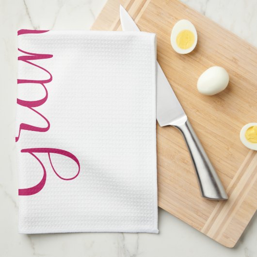 Große Mamas werden in Oma befördert Geschirrtuch (Viertel Falte)