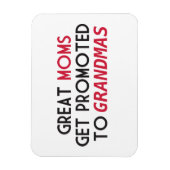 Große Mamas werden zu Weihnachten befördert Magnet (Vertikal)