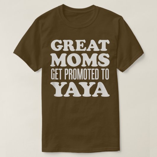 Große Mamas werden zu YaYa Grieche Großmutter befö T-Shirt (Design vorne)