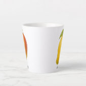 Große Mango, süße Frucht und Name Milchtasse (Vorderseite)