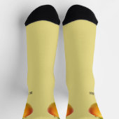 Große Mango, süße Frucht und Name Socken (Oben)
