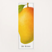 Große Mango, süße Frucht und Name Yogamatte (Vorderseite)