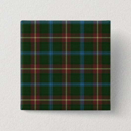 Große Manitoba-Tartan Button (Vorderseite)