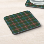 Große Manitoba-Tartan Getränkeuntersetzer (Linke Seite)