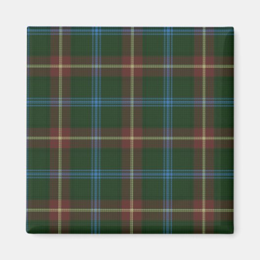 Große Manitoba-Tartan Magnet (Vorne)