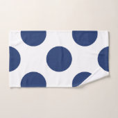 Große Marine-Tupfen Badhandtuch Set (Handtuch)