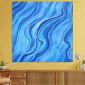 Große Marmorwand Art Deco Leinwanddruck (Insitu (Wohnzimmer))