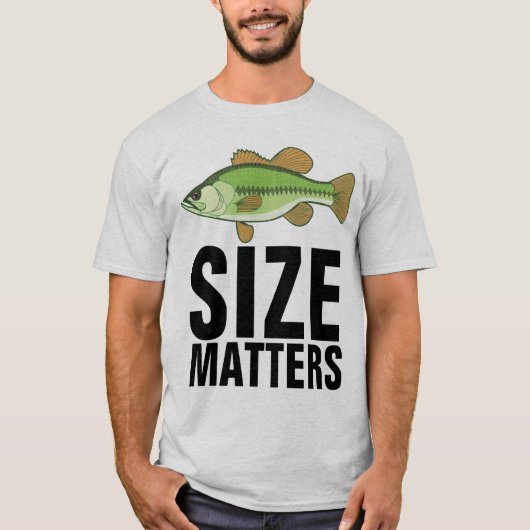 GRÖSSE MATTERS Funny FIing T - Shirt (Vorderseite)