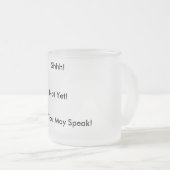 Große mattierte Kaffee-Tasse Mattglastasse (VorderseiteRechts)