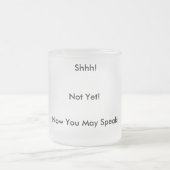 Große mattierte Kaffee-Tasse Mattglastasse (Mittel)