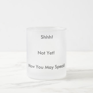 Große mattierte Kaffee-Tasse Mattglastasse