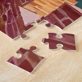 Große Mauer Chinas Gemälde Wasserfarbe Puzzle (Seite)
