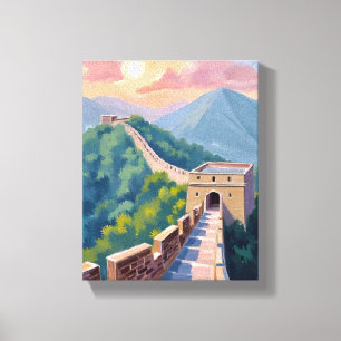 Große Mauer Chinas   Reise Malerei Leinwanddruck