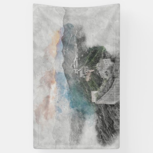 Große Mauer der China Banner (Vertikal)