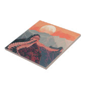 Große Mauer der China Fliese (Seite)