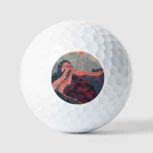 Große Mauer der China Golfball