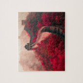 Große Mauer der China im Herbst Jigsaw Puzzle (Vertikal)