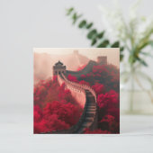 Große Mauer der China im Herbst - Landschaftlich R (Stehend Vorderseite)