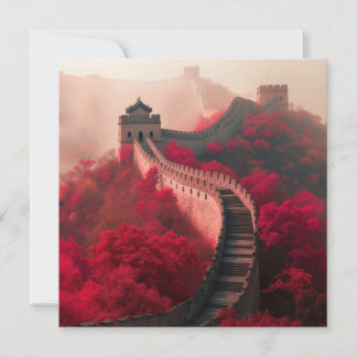 Große Mauer der China im Herbst - Landschaftlich R