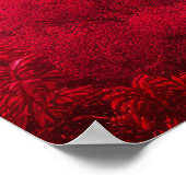 Große Mauer der China im Herbst - Landschaftlich R Poster (Ecke)