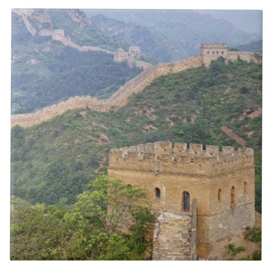 Große Mauer der China in Jinshanling, China.2 Fliese (Vorderseite)