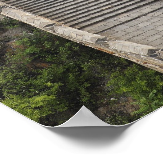 Große Mauer der China in Jinshanling, China, Asien Poster (Ecke)