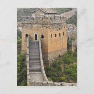 Große Mauer der China in Jinshanling, China, Asien Postkarte