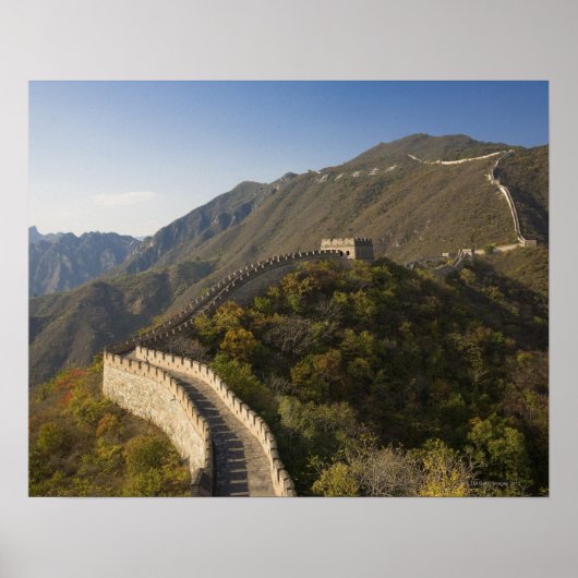 Große Mauer der China in Mutianyu 2 Poster (Vorne)