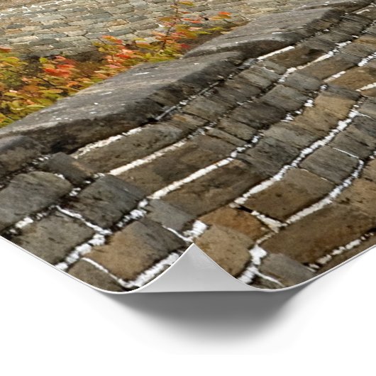 Große Mauer der China in Mutianyu Poster (Ecke)