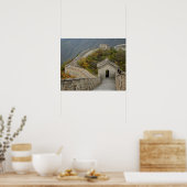 Große Mauer der China in Mutianyu Poster (Küche)