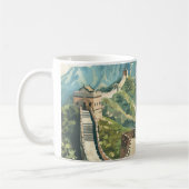 Große Mauer der China Kaffeetasse (Links)