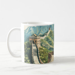 Große Mauer der China Kaffeetasse