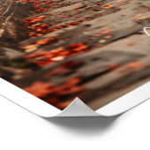 Große Mauer der China Kunst, Dichtung und Musik Poster (Ecke)