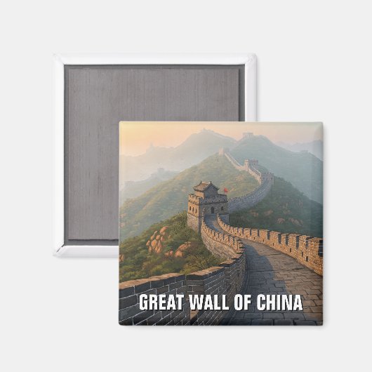 Große Mauer der China Magnet (Vorderseite/Rückseite)