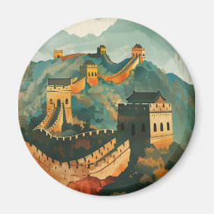 Große Mauer der China Magnet