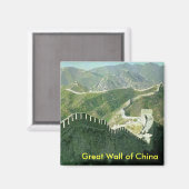 Große Mauer der China Magnet (Vorderseite/Rückseite)