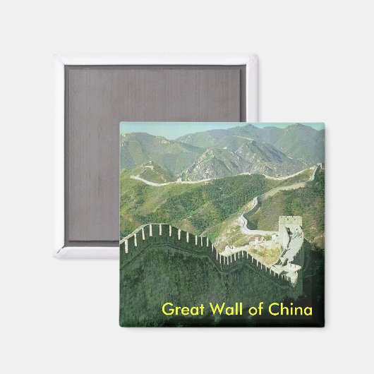 Große Mauer der China Magnet (Vorderseite/Rückseite)
