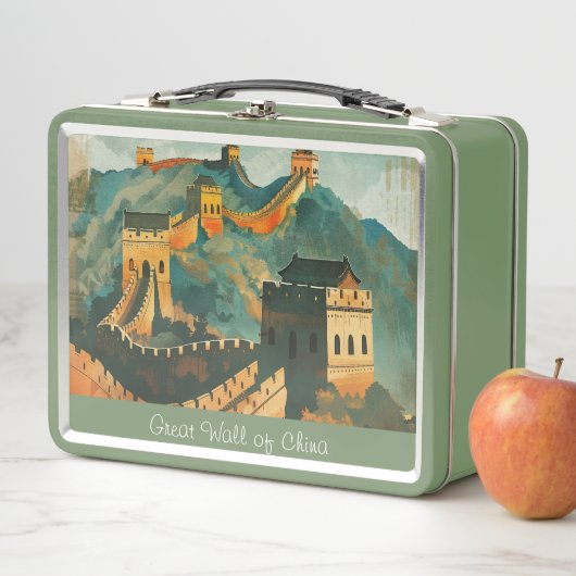 Große Mauer der China Metall Brotdose (Beispiel)