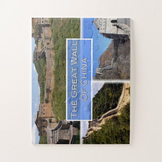 Große Mauer der China - Mutianyu - Simatai Puzzle (Vertikal)