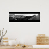 Große Mauer der China Panorama Poster (Küche)