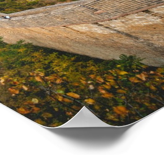 Große Mauer der China Poster (Ecke)