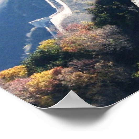 Große Mauer der China Poster (Ecke)