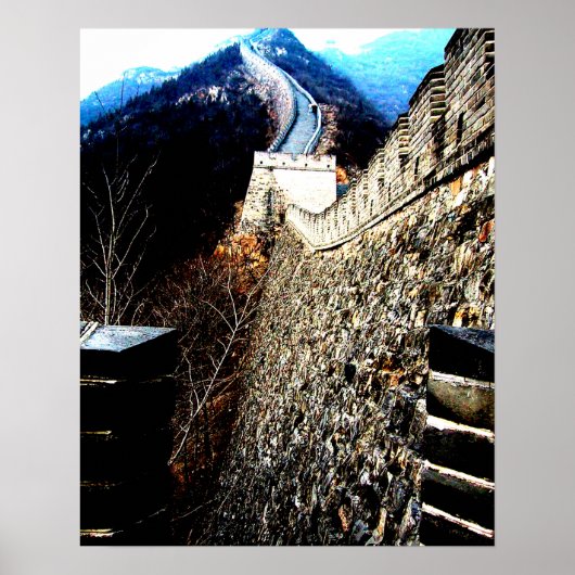 Große Mauer der China Poster (Vorne)