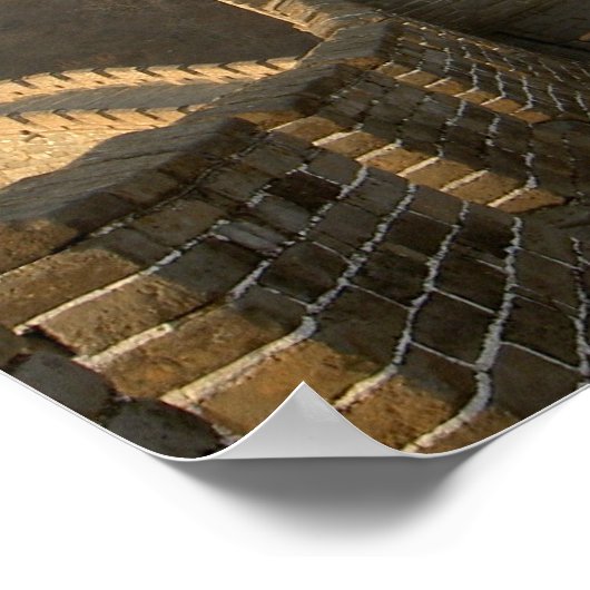 Große Mauer der China Poster (Ecke)