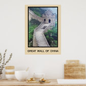 Große Mauer der China Poster (Küche)