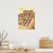 Große Mauer der China Poster (Küche)