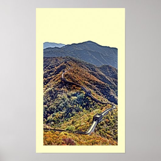 Große Mauer der China Poster (Vorne)