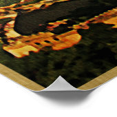 Große Mauer der China Poster (Ecke)